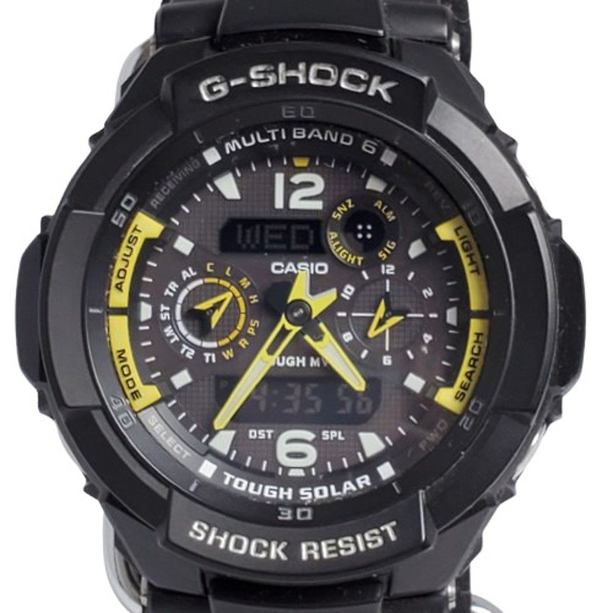 カシオ G-shock GW-3500B 洗浄済み　美品 G-SHOCK ジーショック CASIO カシオ 腕時計 GW-3500B-1AJF 電波