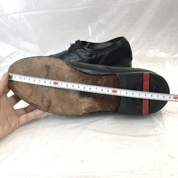 本革|プレーントゥ 8.5|27.0|黒|BLACK