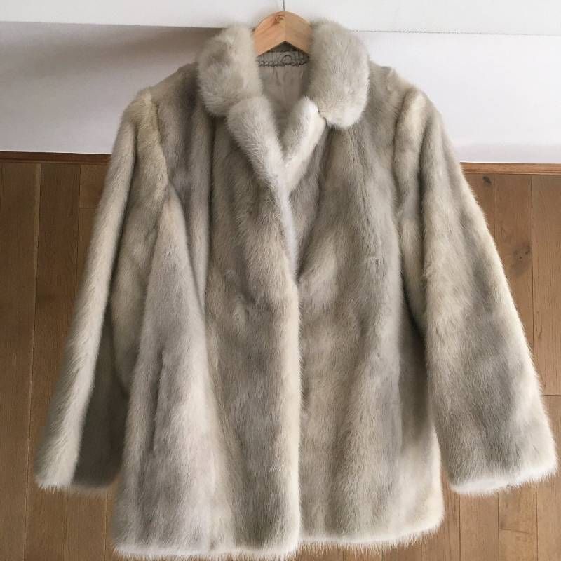 サファイア MINK ミンク フード ファー コート
