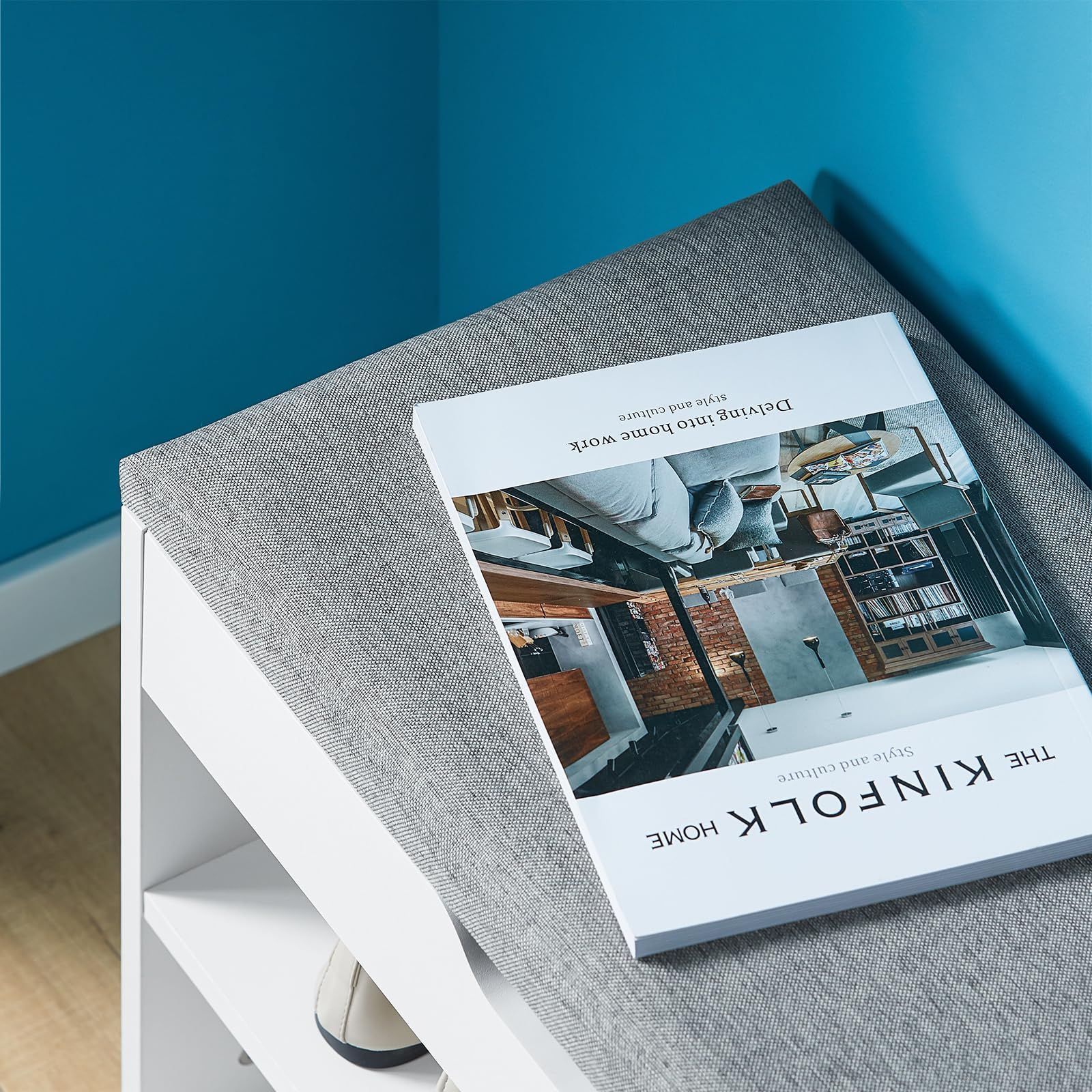 数量 ベンチ 靴棚 腰掛け 玄関 靴入れ シューズラック 玄関収納 収納ベンチ 小物収納 玄関椅子 FSR25-HG 幅60 奥行30 高さ43cm シューズボックス 靴箱 下駄箱 玄関ベンチ SoBuy MARWIL-DEMENAGEMENTS_CH