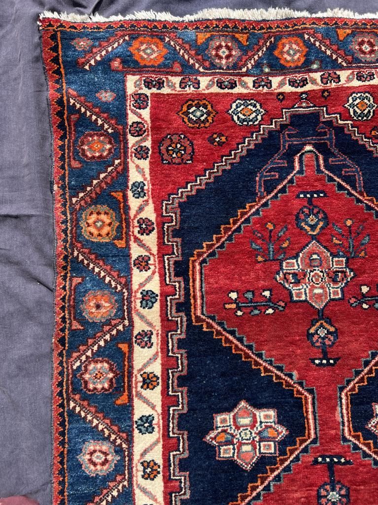 レッド✳︎60×151✳︎ フラワー ローズ ランナー トルコヴィンテージ