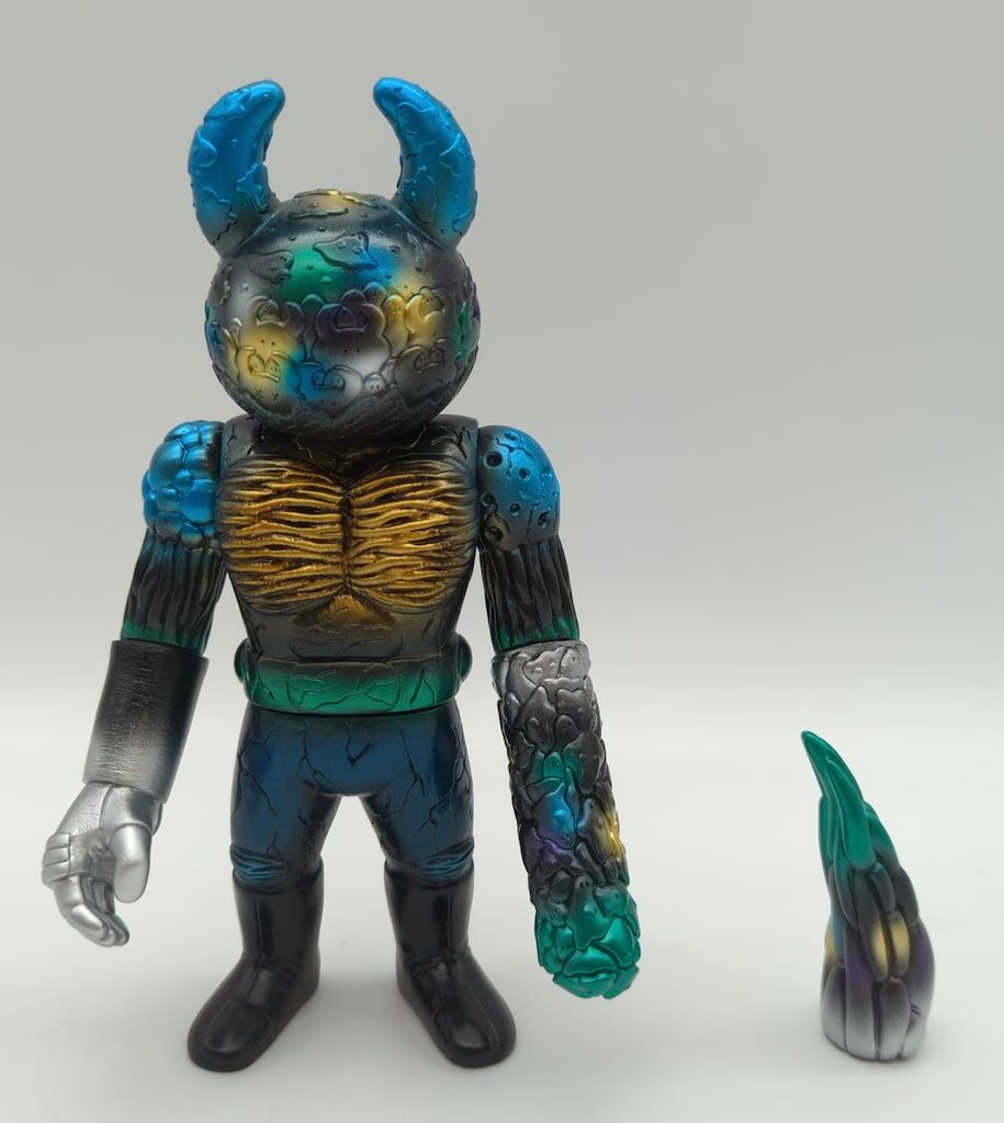REALHEAD/UAMOU リアルウアモウ 黒成型 金/銀/青/緑/紫塗装