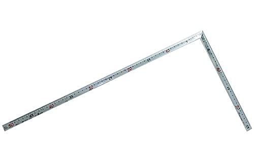 シンワ測定 Shinwa Sokutei 曲尺 匠甚五郎 大工用 裏面角目盛 赤数字入 JIS シルバー 50cm 10839