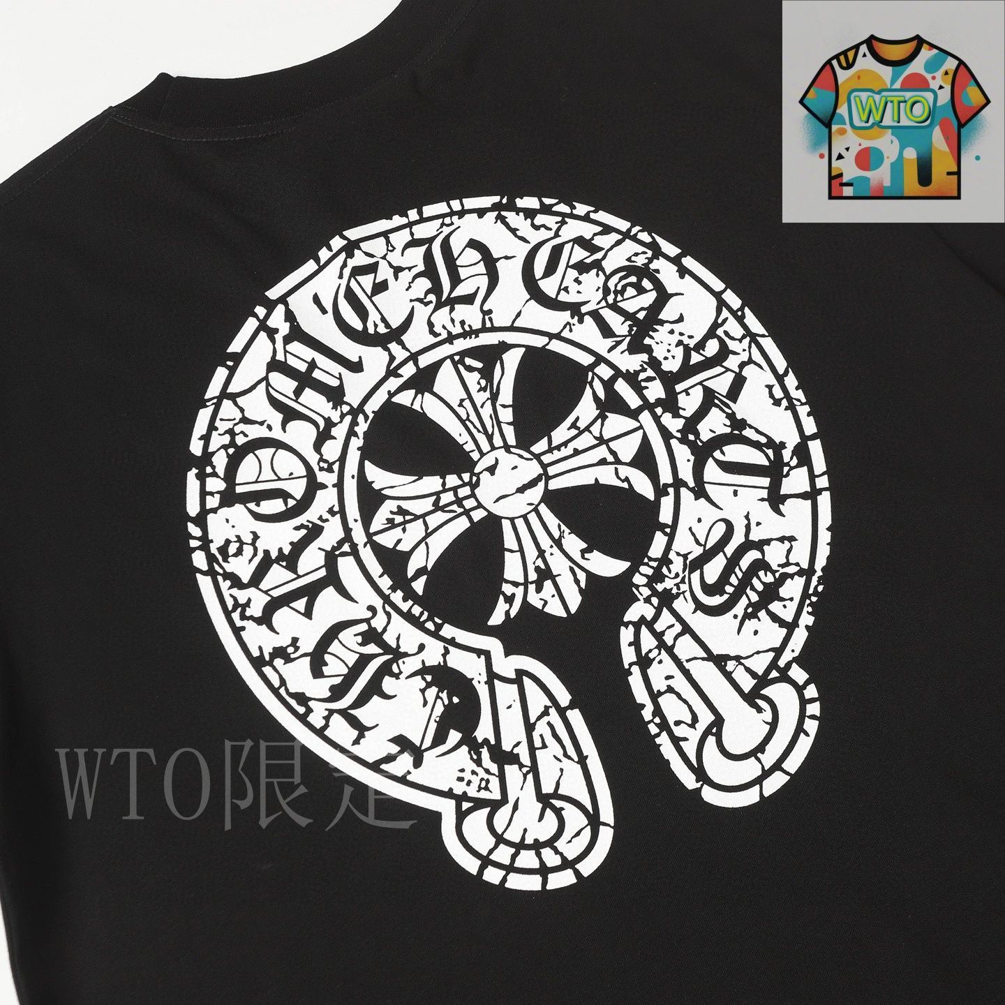 今日WTO】Chrome Hearts サンスクリットプリント T シャツ-EQ13