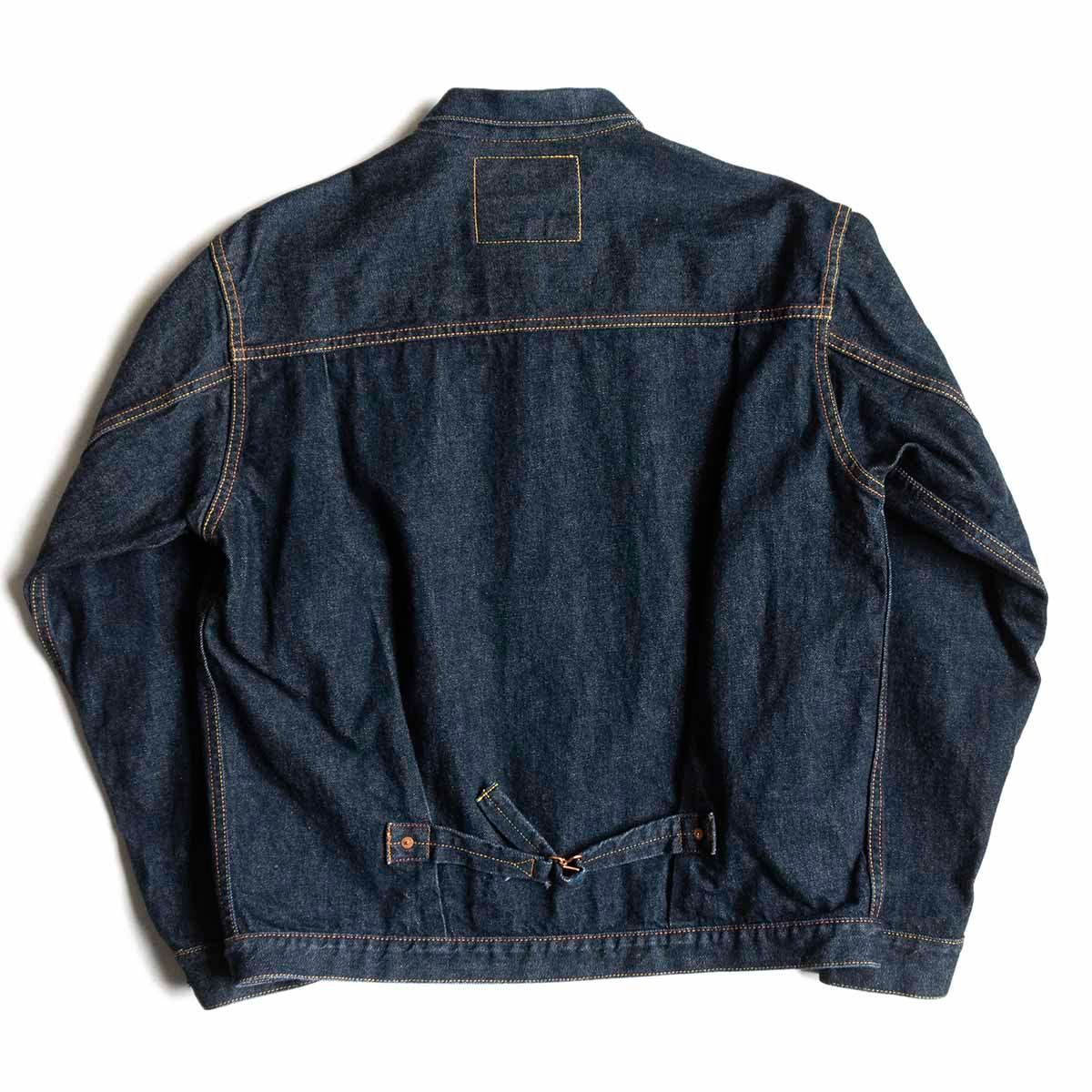 evisu デニムジャケット 美品濃紺/ビッグサイズ】EVISU 【1506/1ST デニムジャケット】44