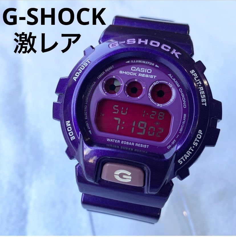 激レア・美品】CASIO G-SHOCK Gショック ジーショック DW-6900CC 3230 クレイジーカラー パープル - メルカリ