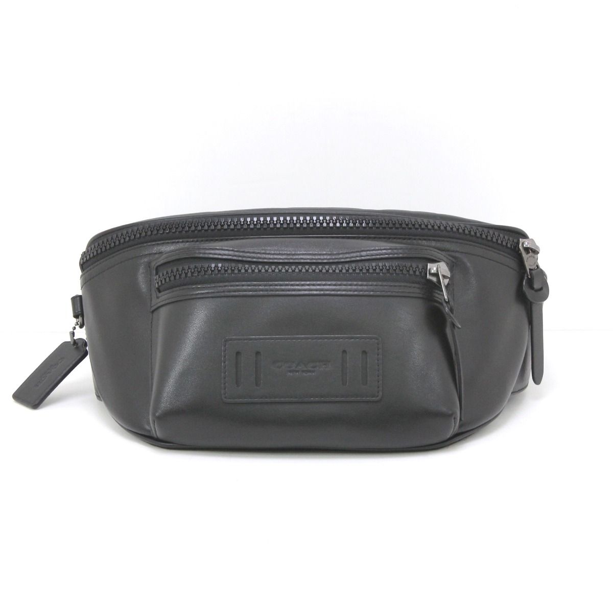 $$ COACH コーチ ウエストバッグ F75776 ブラック