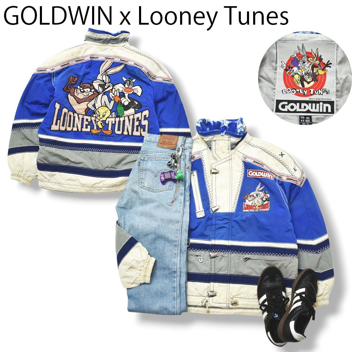 日本製 ゴールドウィン GOLDWIN x ルーニーテューンズ Looney Tunes