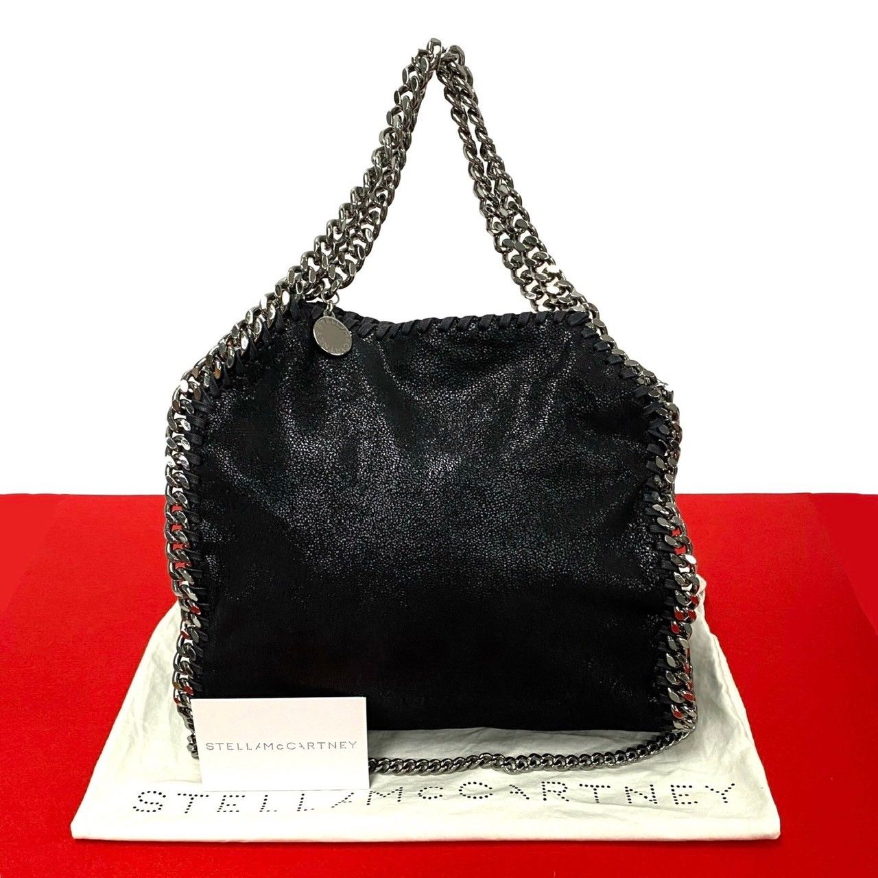 極 美品 袋付 Stella McCartney ステラマッカートニー ファラベラ エコレザー 2way ショルダーバッグ ハンドバッグ ブラック  67654 - メルカリ