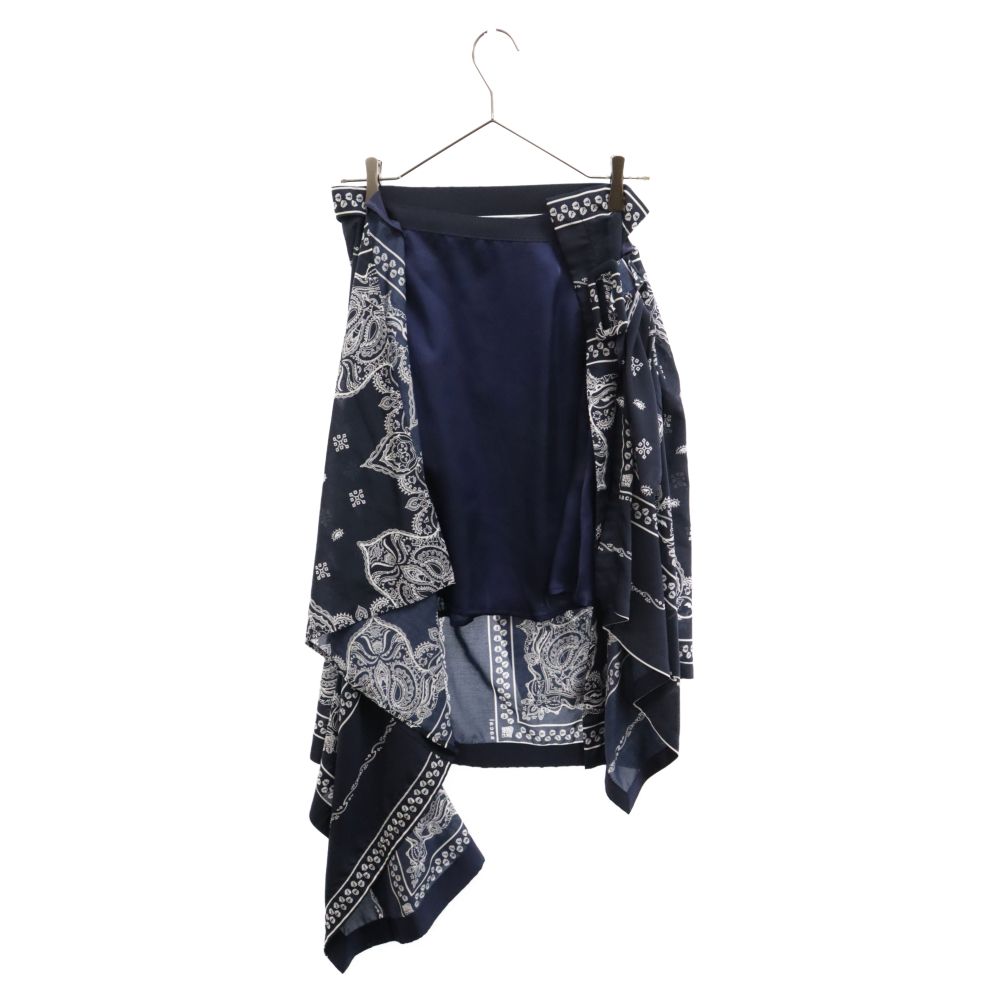 sacai - sacai bandama バンダナ ショーツ 短パン navy size2の