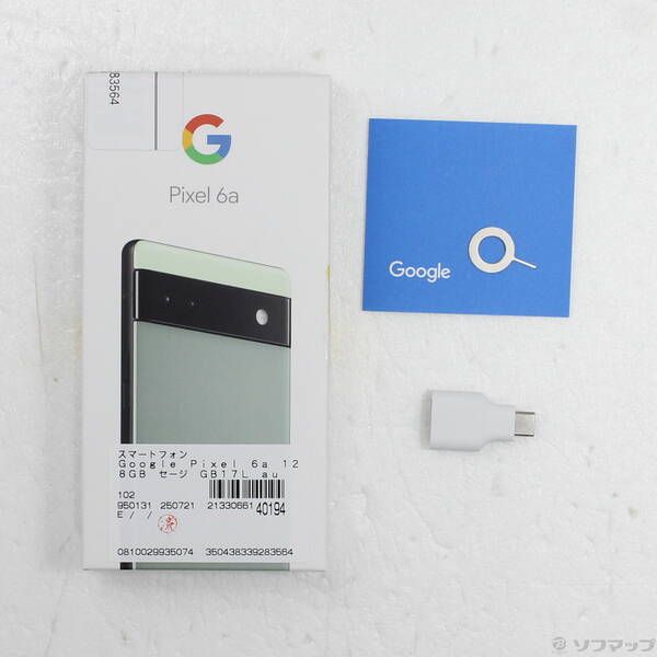 中古品〕 Google Pixel 6a 128GB セージ GB17L au SIMフリー