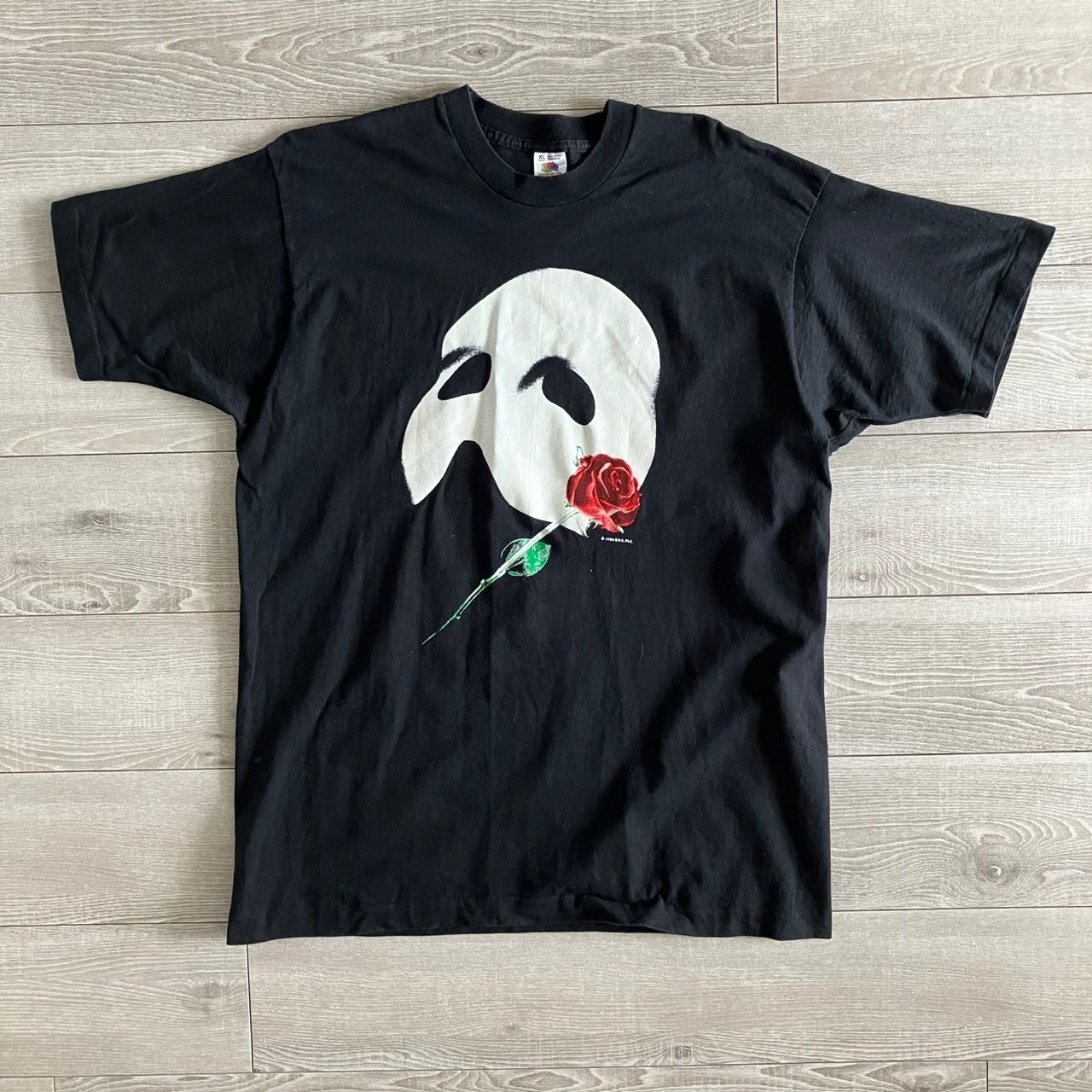 80s fruits of the room オペラ座の怪人 XL カニエ 90's フルーツ ボディオペラ座の怪人Tシャツ カニエ