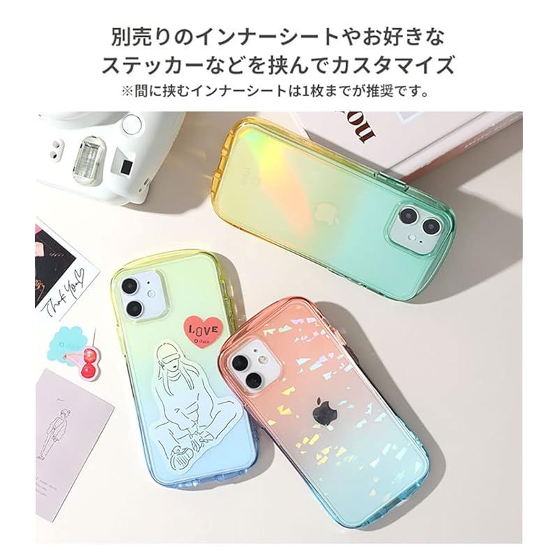 iFace Look in Clear Lolly iPhone 14 ケース (ストロベリー