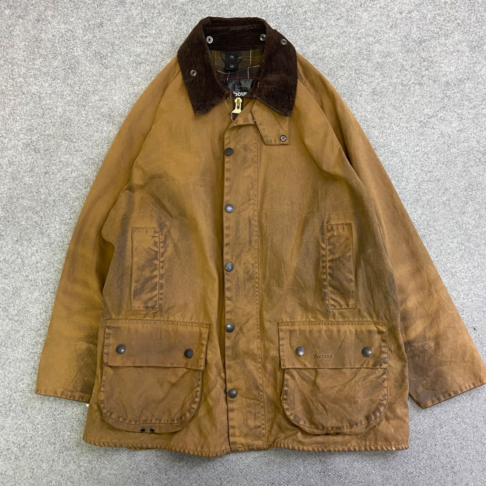 K3328 Barbour バブアー ムーアランド 希少 オイルドジャケット - メルカリ