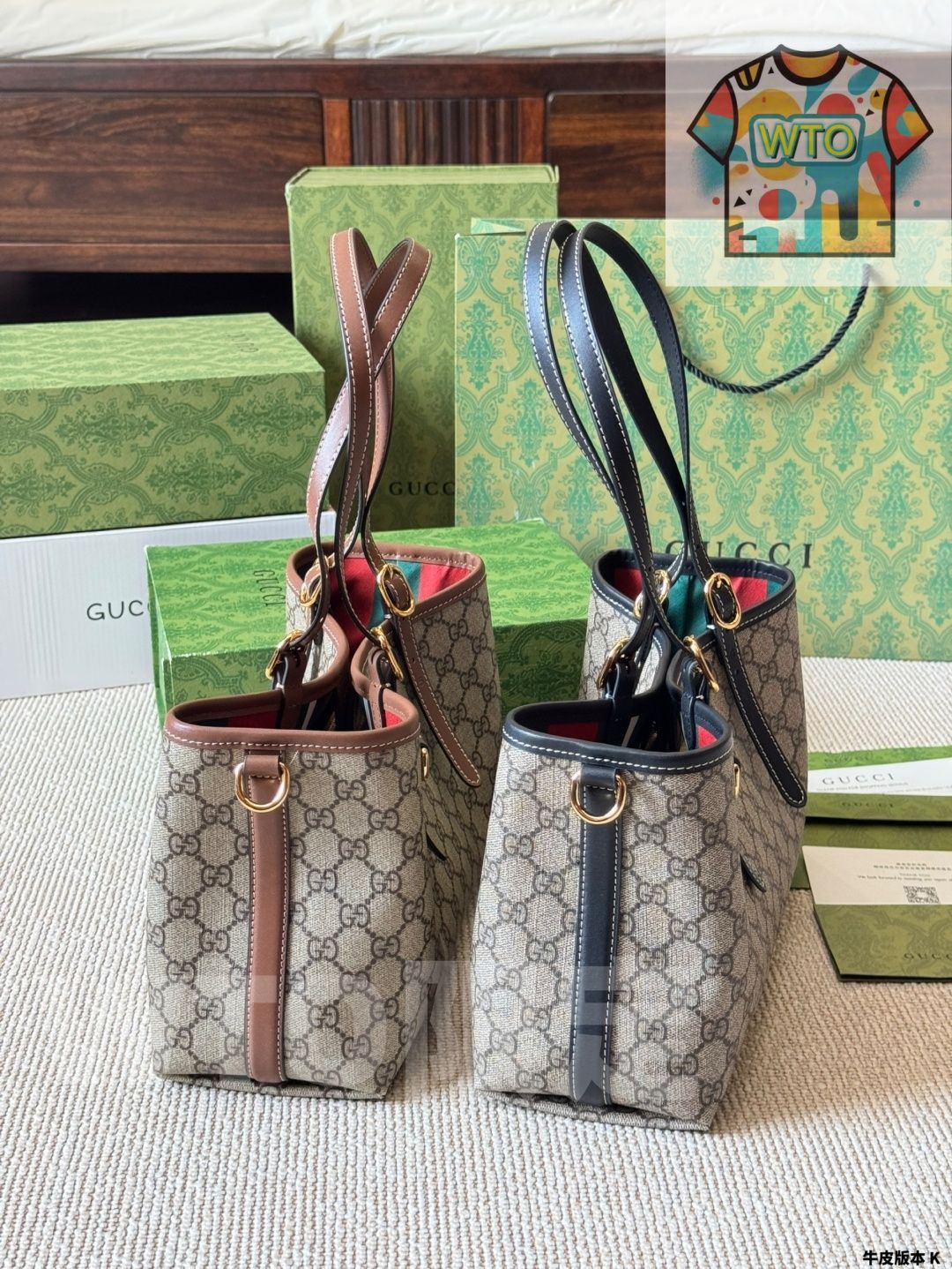 今日WTO】Gucci Emblem ニューアイテム ショッピングバッグ