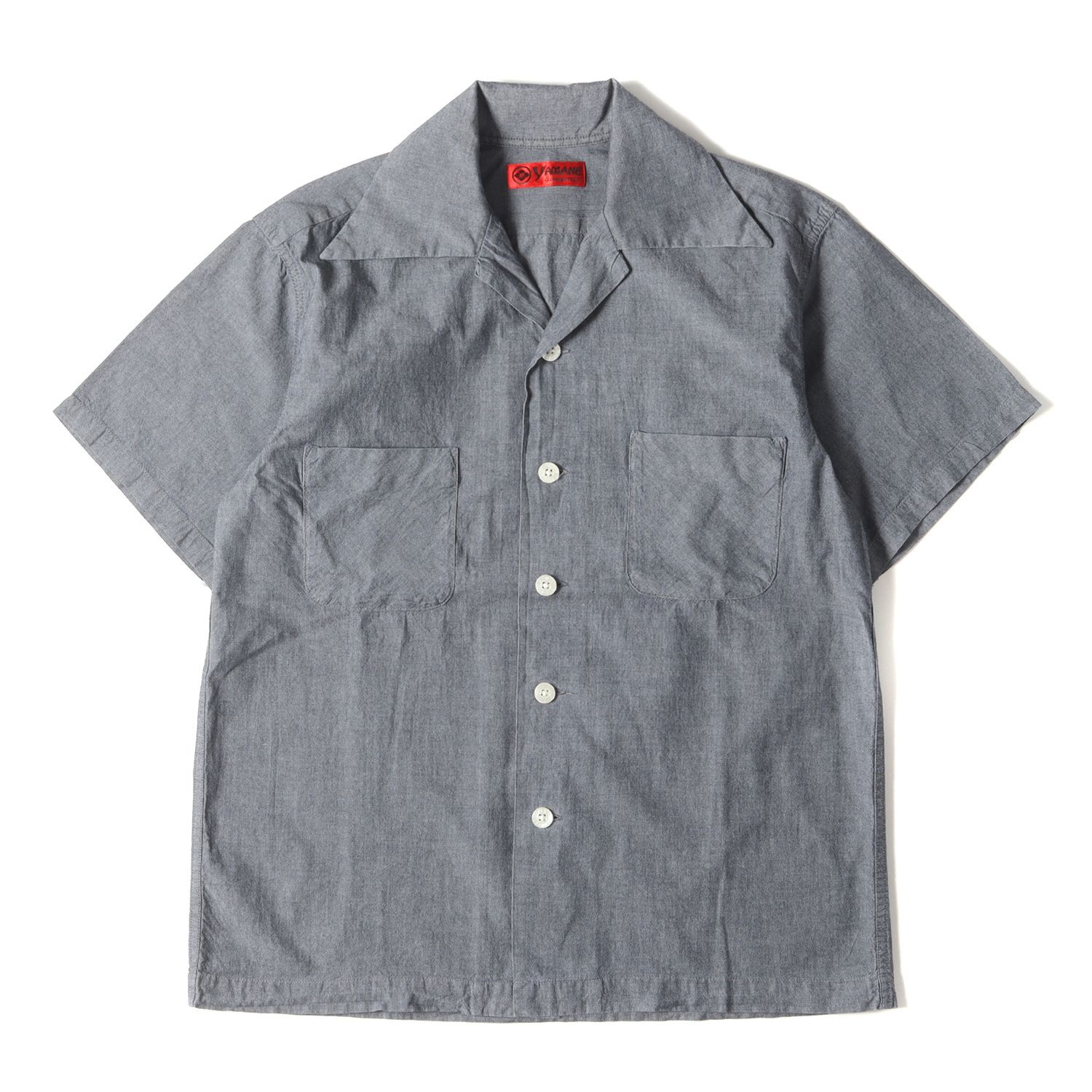 EVISU 半袖シャツ サイズ38 EVISU エヴィス シャツ サイズ:38(M) オープンカラー