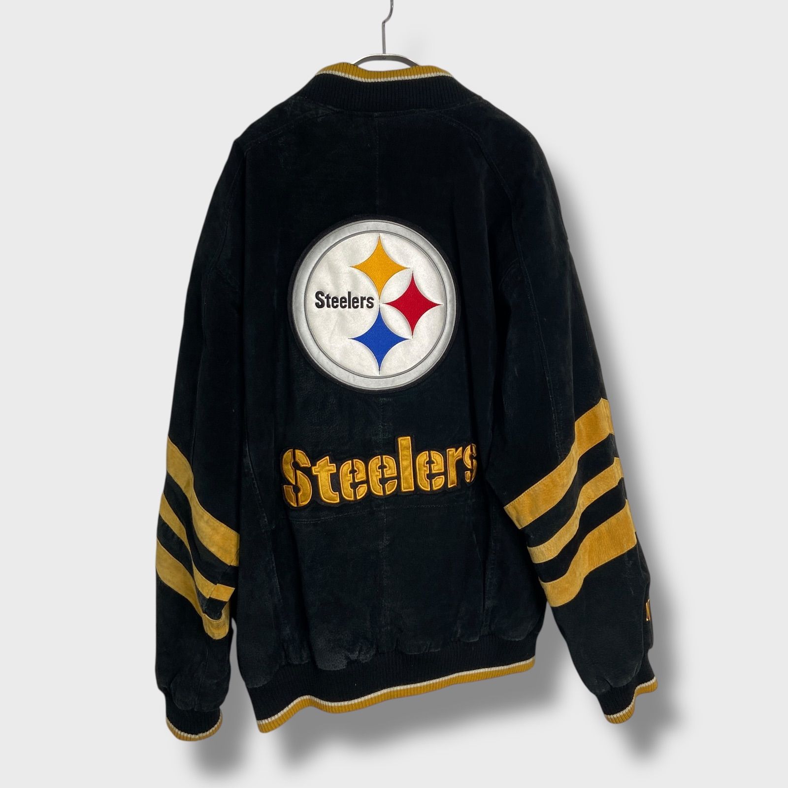 ☆NFL☆STEELERS☆ピッツバーグ・スティーラーズ☆レザースタジャン 