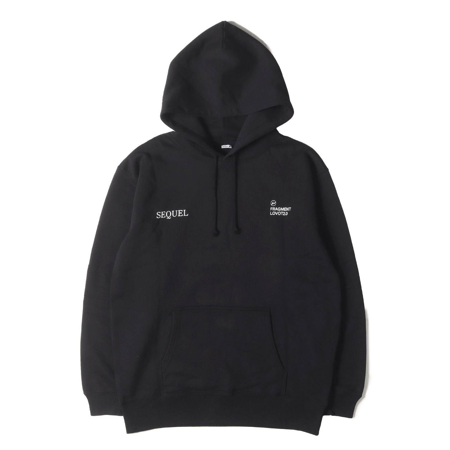 SEQUEL シークエル スウェット パーカー M ブラック LEMON SEQUEL シークエル スウェット パーカー M ブラック LEMON