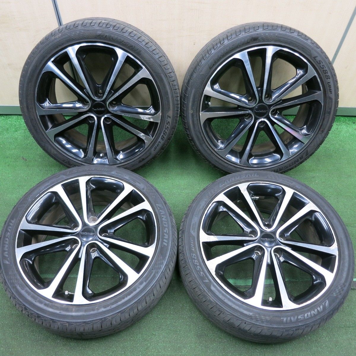 送料無料* バリ溝！20年！9分☆215/45R18 ランドセイル LS588 UHP WREST ヴァレスト 18インチ  PCD114.3/5H☆4050603HAノ - メルカリ