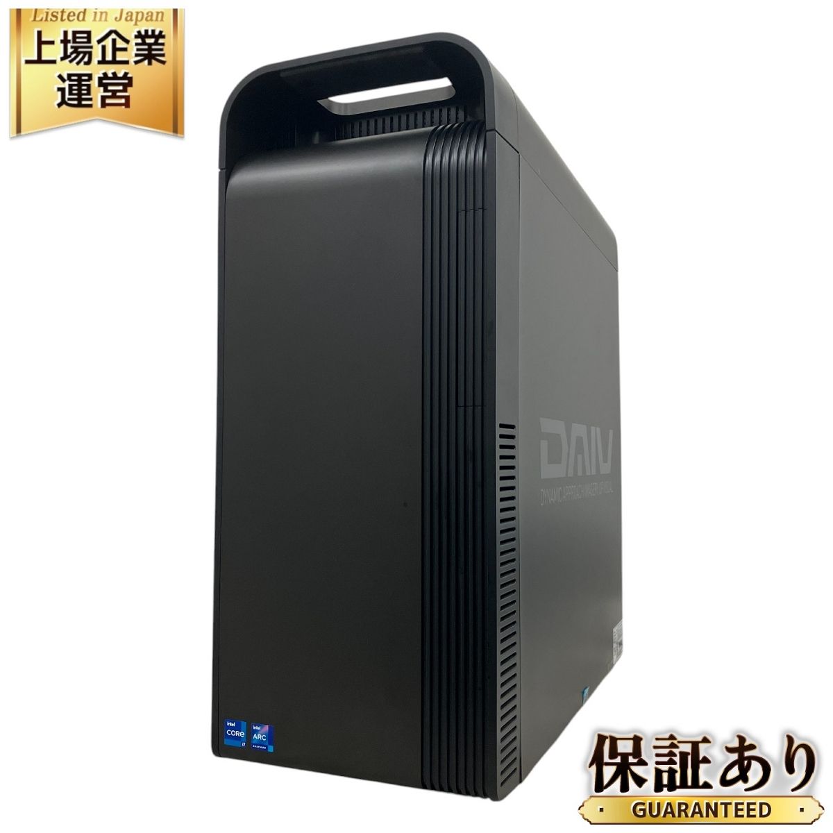 MouseComputer DAIV FXI7I38B7 デスクトップ パソコン i7 13700 32GB SSD 1TB  Arc A380 win11 中古 M9600450