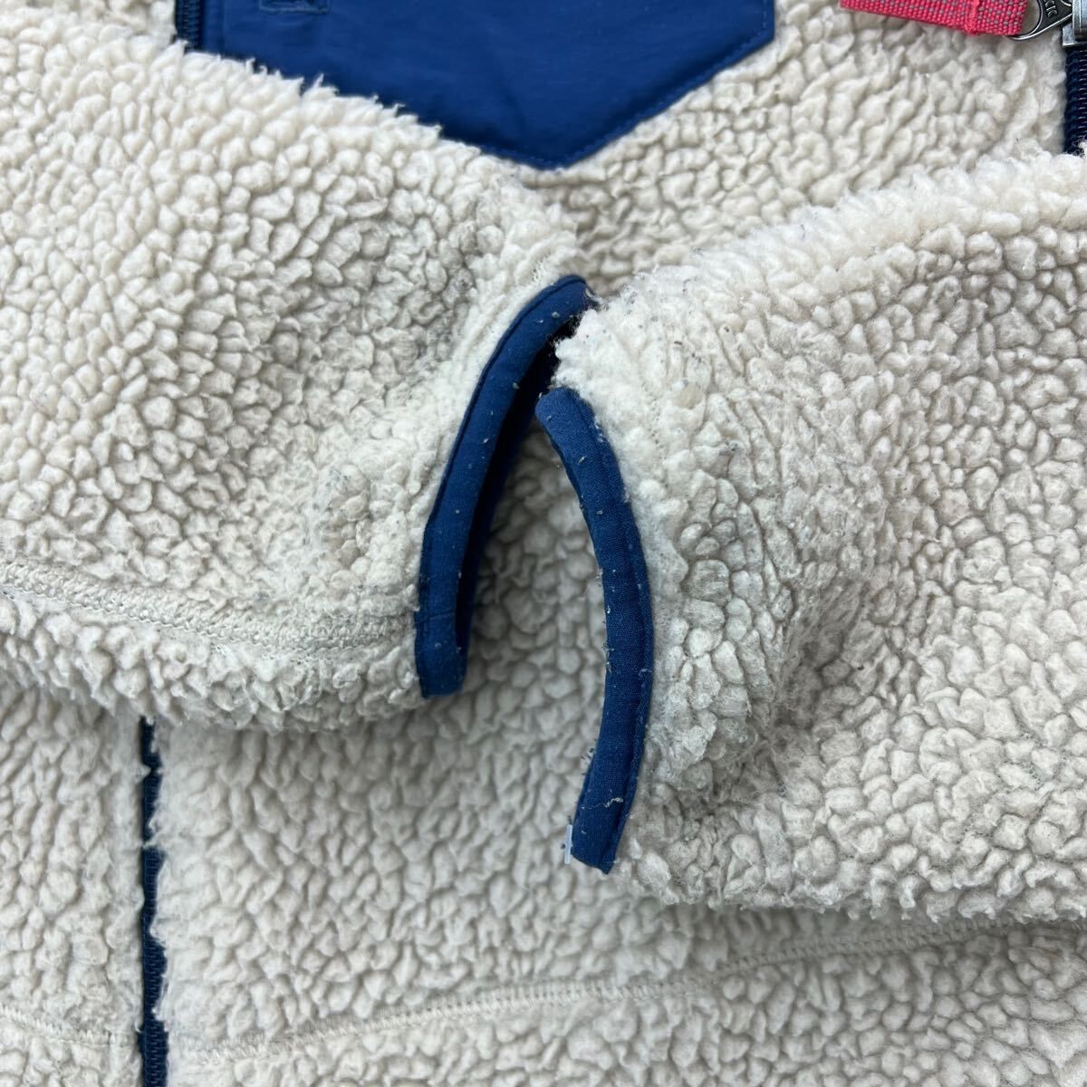 パタゴニア patagonia レトロX ジャケット フリース オフホワイト ベージュ キッズ XL レディースL相当 秋冬 防寒 アウトドア BL146 OLIVEOS_COM_TR