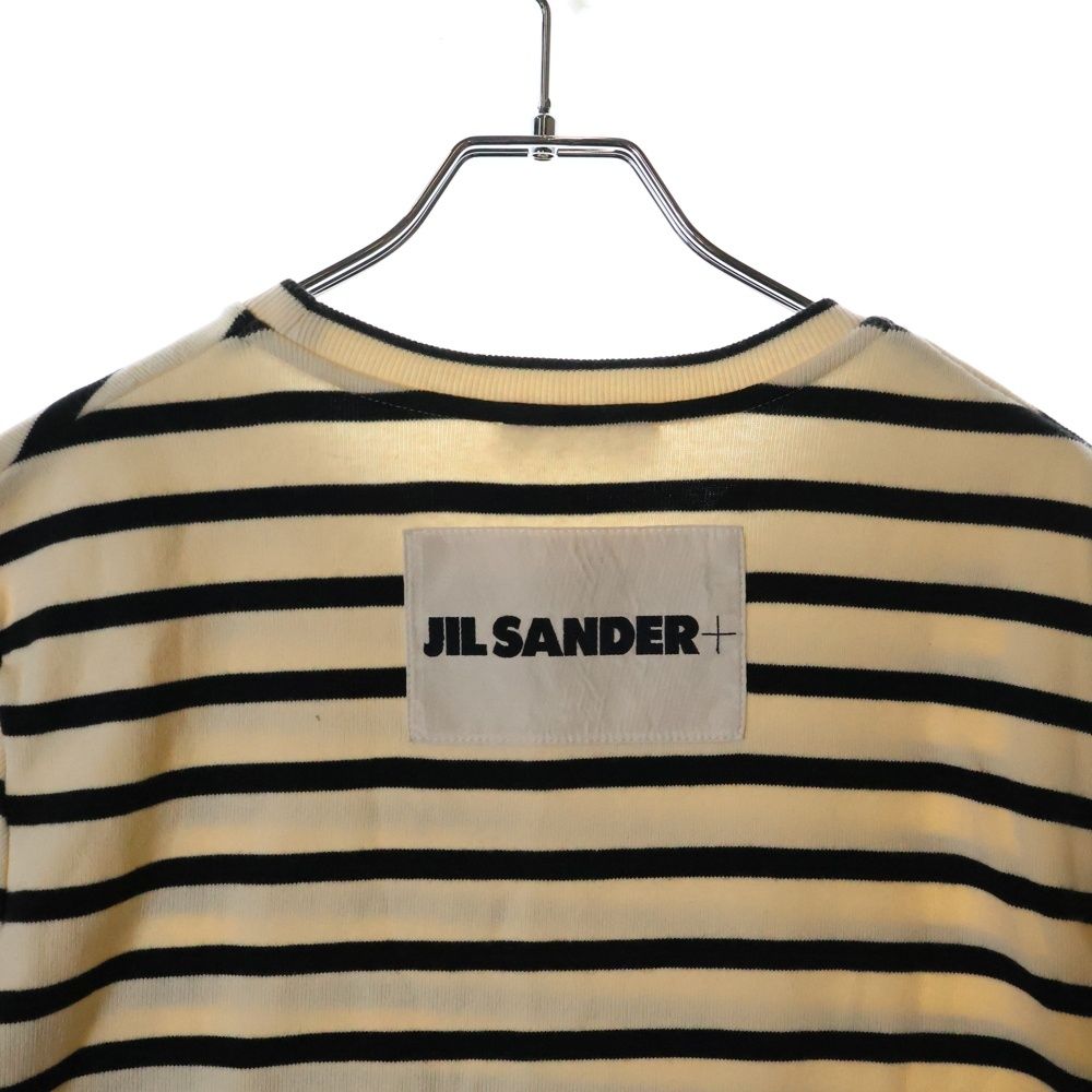 JIL SANDER + (ジルサンダープラス) バックロゴ ボーダー 半袖