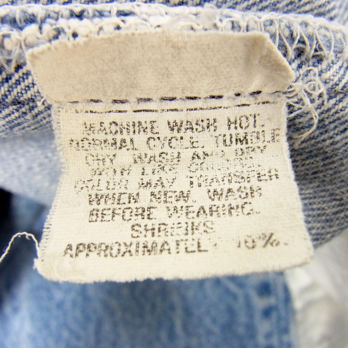 希少 80s後期 USA製 Levis リーバイス501 ナイロンフットボタン