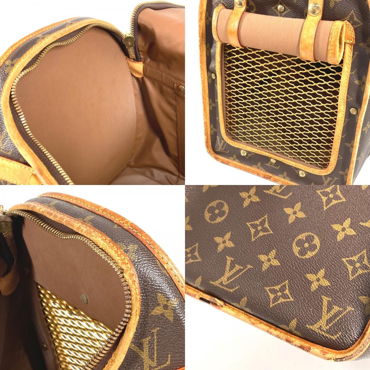 Louis Vuitton ボストンバッグ モノグラムキャンバス ブラウン大容量 LOUIS VUITTON ルイヴィトン ボストンバッグ サックシャン40