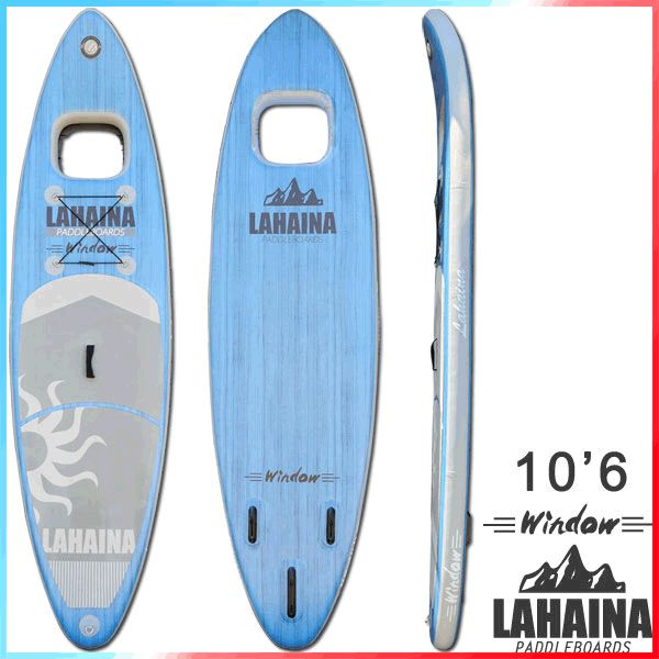 SUP サップ インフレータブルパドルボード ラハイナ/LAHAINA 10'6 窓付き オールラウンド スタンドアップパドルボード マリンスポーツ 空気注入式サップ