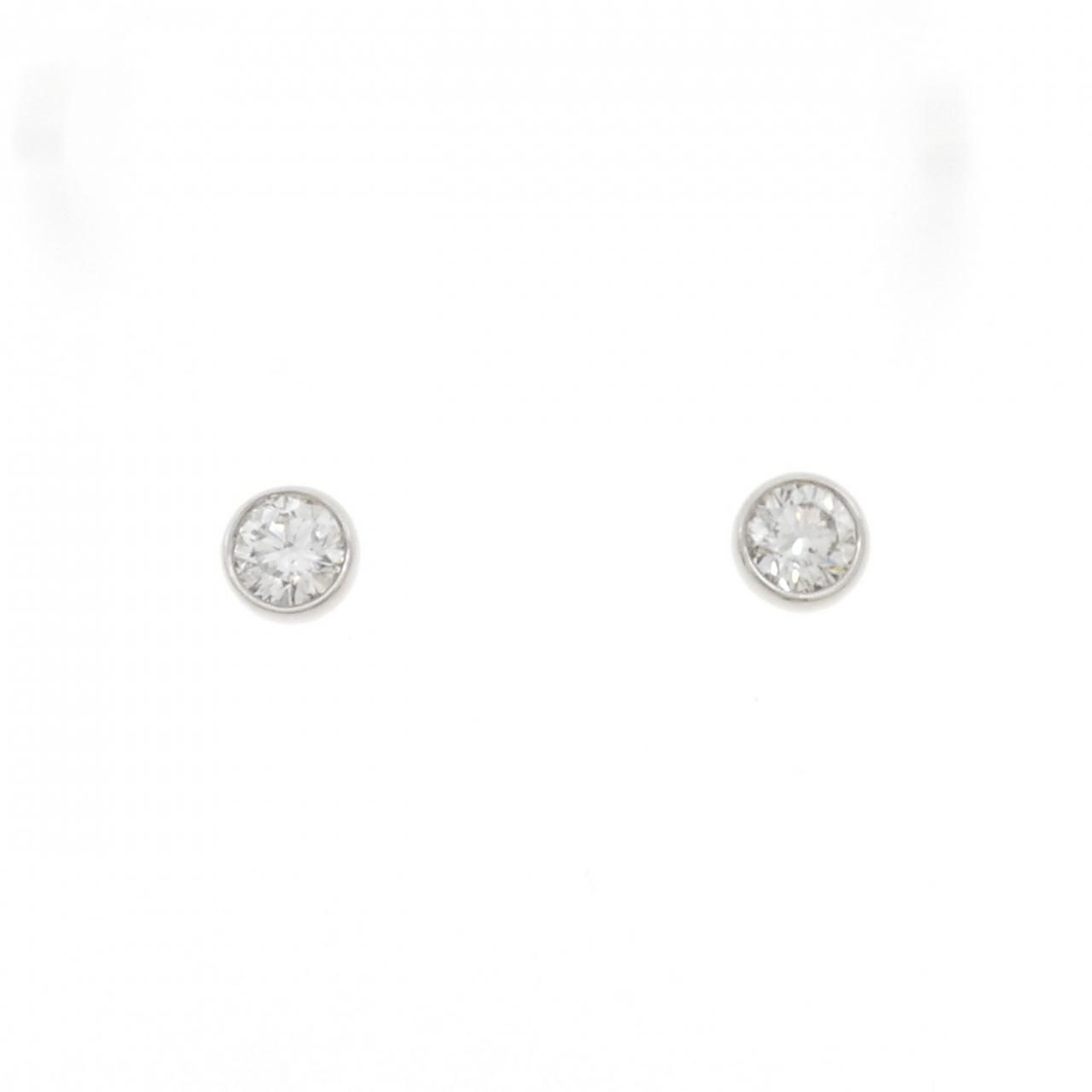 PT900 ダイヤモンド ピアス 1.02CT