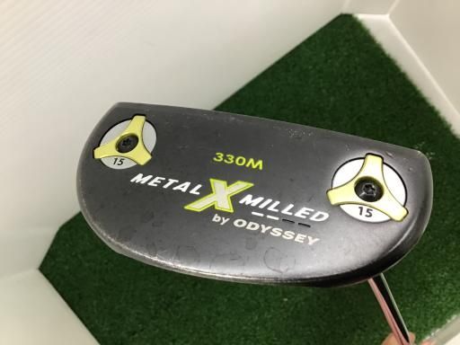 オデッセイ METAL-X MILLED 330M 34インチ パター PT スチール フレックスその他 メンズ 男性用 右利き 右用 Cランク ゴルフクラブ