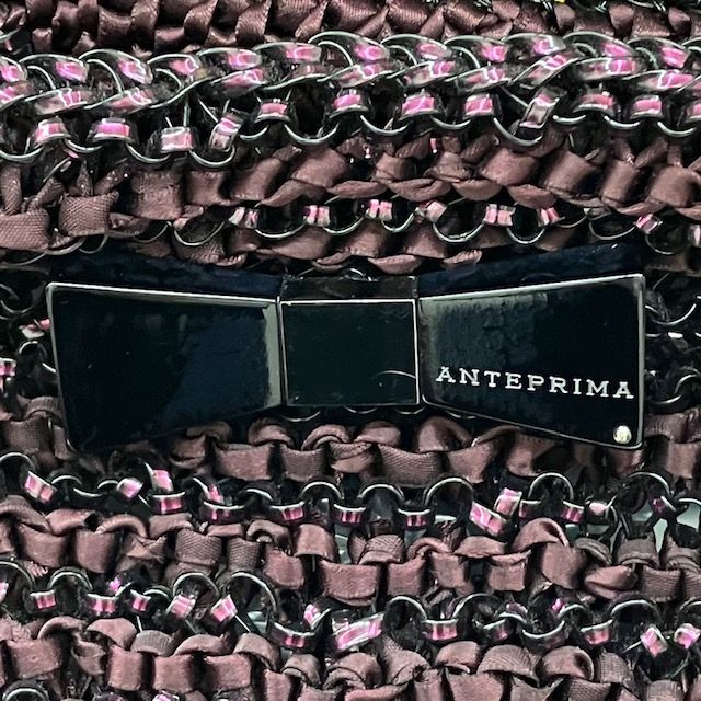 ANTEPRIMA 2way 黒のようでパープル Amazon.co.jp: ANTEPRIMA アンテプリマ ワイヤーバッグ PVC