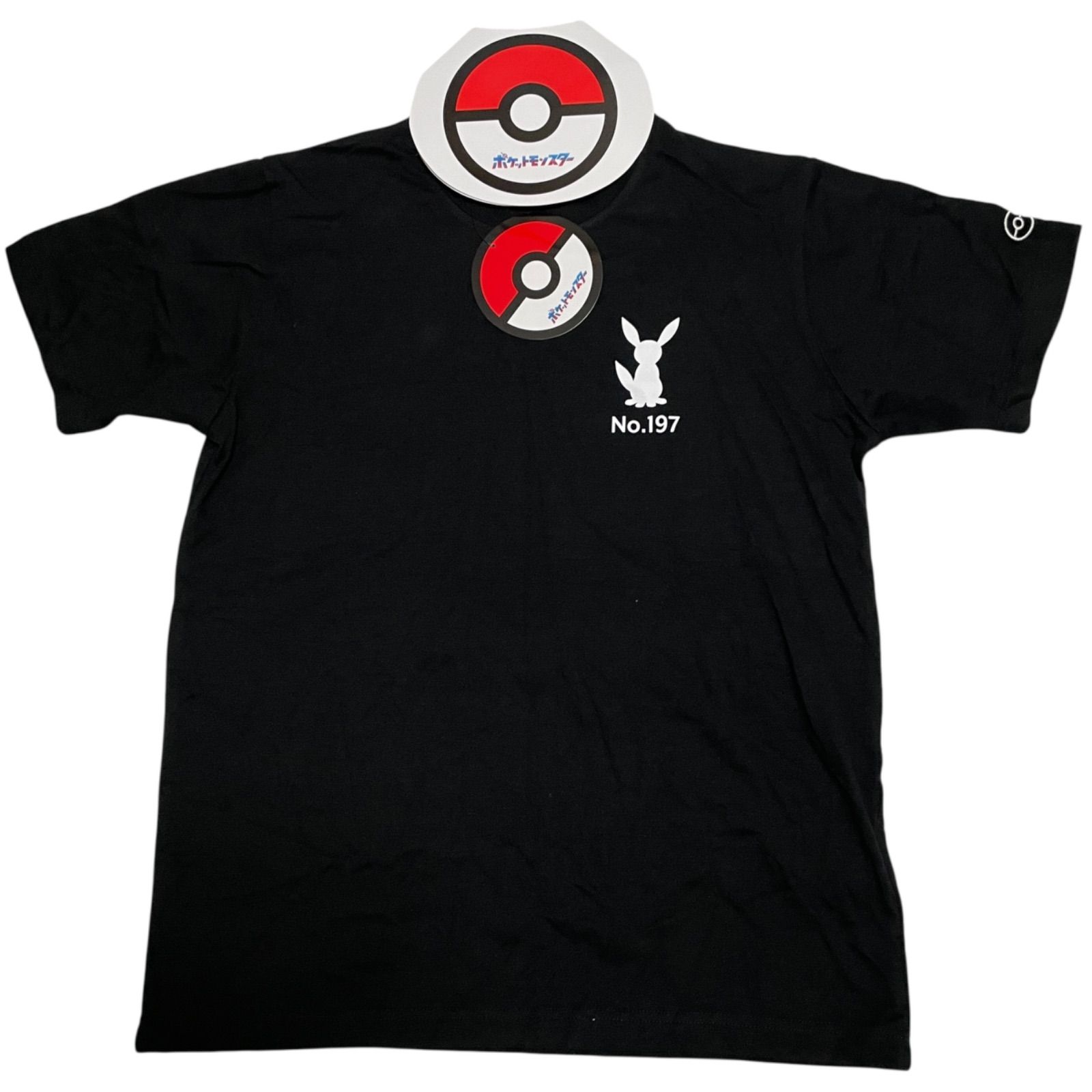 ポケモン ブラッキー 半袖Tシャツ ブラック 黒 - メルカリ