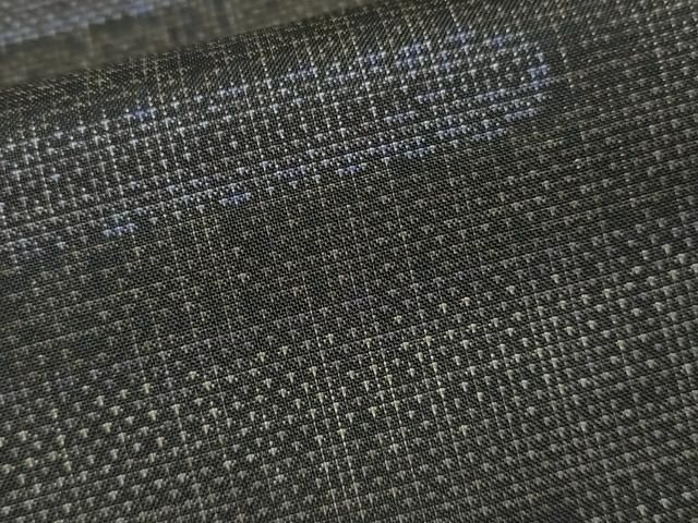 平和屋着物●本場大島紬　泥染め　9マルキ　エ霞文　正絹　逸品　CAAR8049vf 平和屋着物○本場大島紬 泥染め 9マルキ エ霞文 正絹 逸品 CAAR8049vf