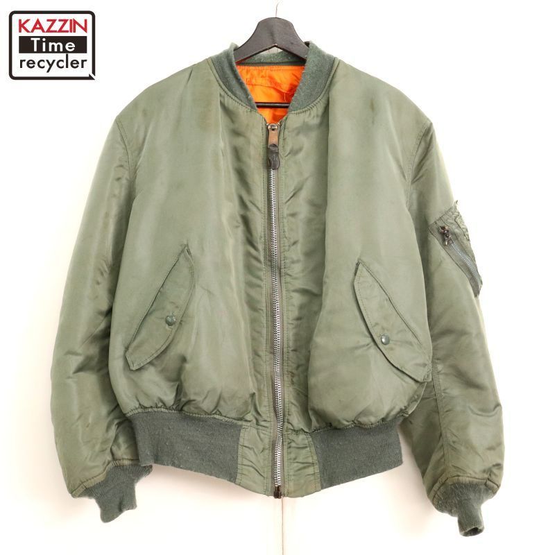 ALPHA MA-1 made in USA フライトジャケット　民間品 ALPHA アルファインダストリーズのUSA限定ライン 通販なら