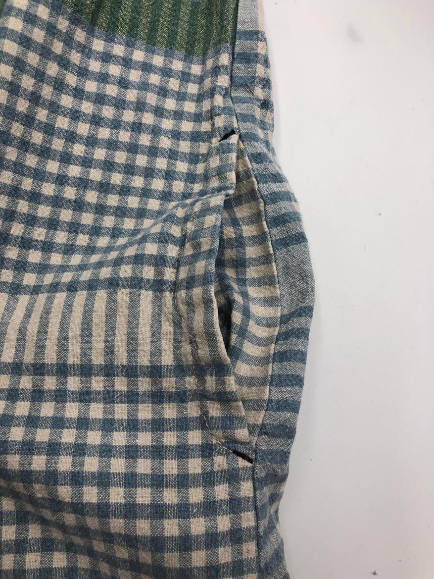 新品タグ付✨ nop de nod ギンガムパネルチェック ワンピース ゆったり 新品タグ付✨ nop de nod ギンガムパネルチェック ワンピース