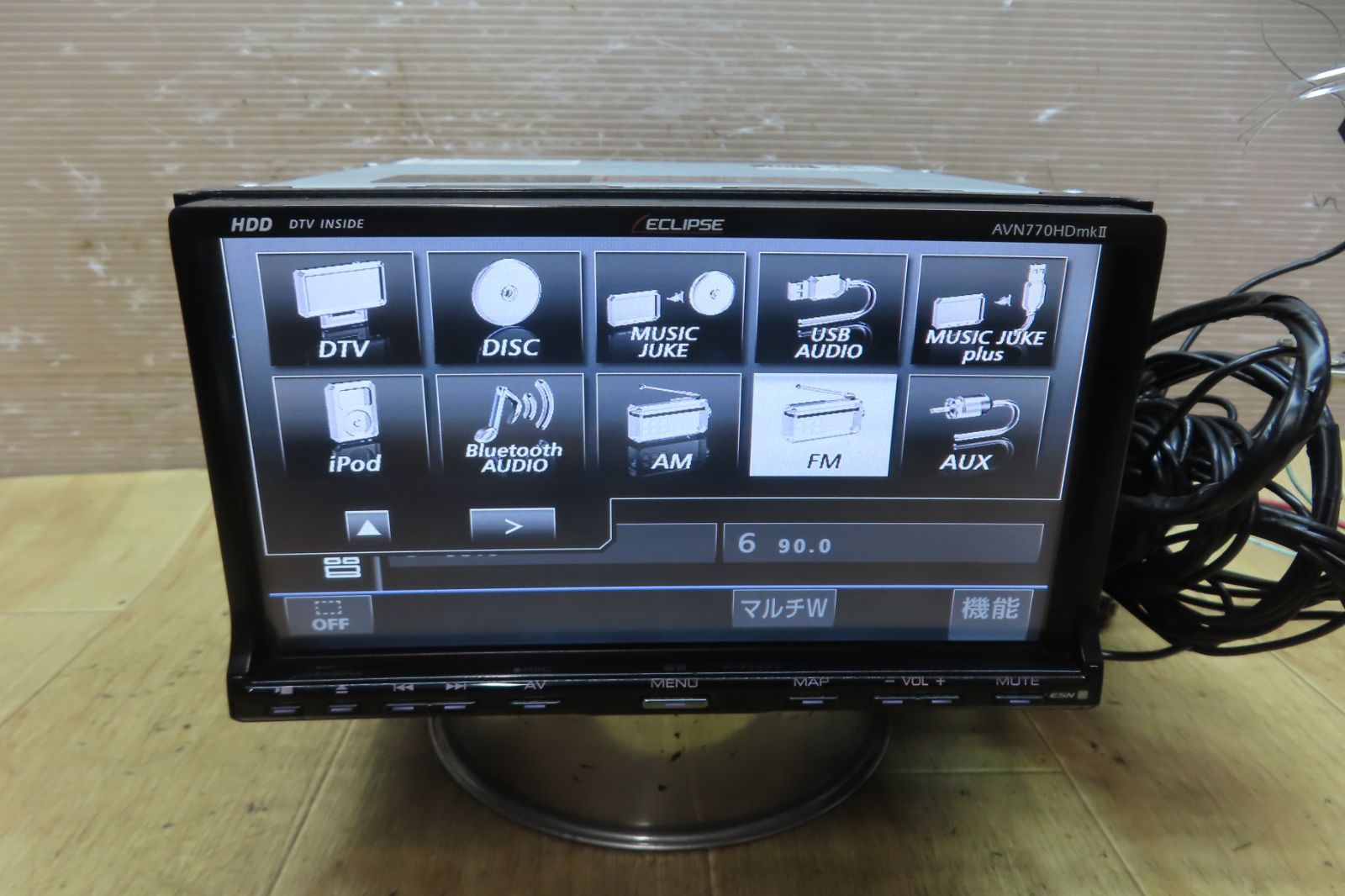 最高級 イクリプス HDDナビ AVN770HDmk2地デジTV DVD USB