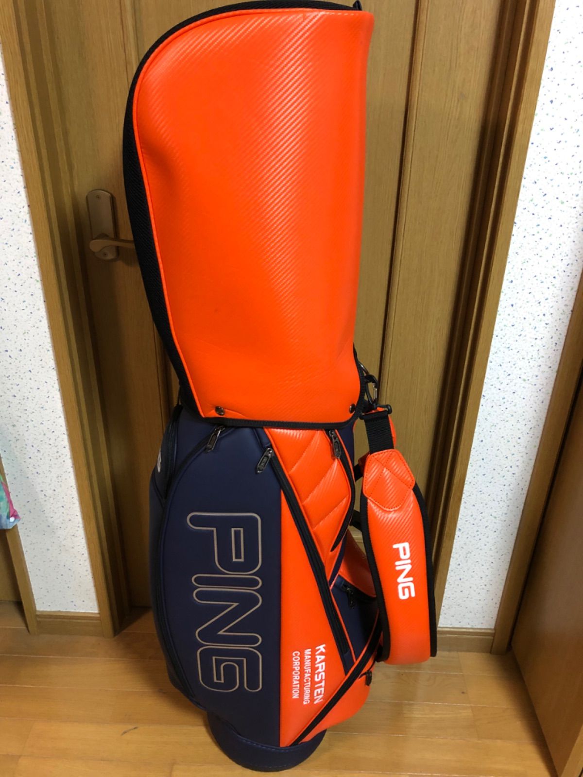 ピン キャディバッグ PING オレンジ 限定カラー - メルカリ
