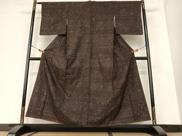 草花文 ろうけつ染め