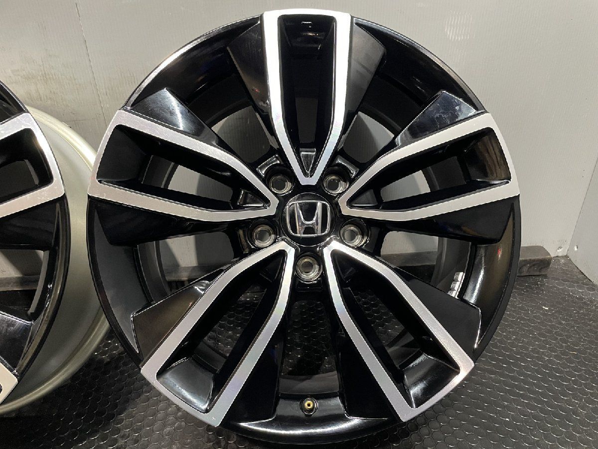 新車外し HONDA ホンダ ヴェゼル 純正ホイール ENKEI製 18インチ 4本 7.5J5HPCD114.3 55 ブラポリ MHA614 FFCRYSTALESIA_COM