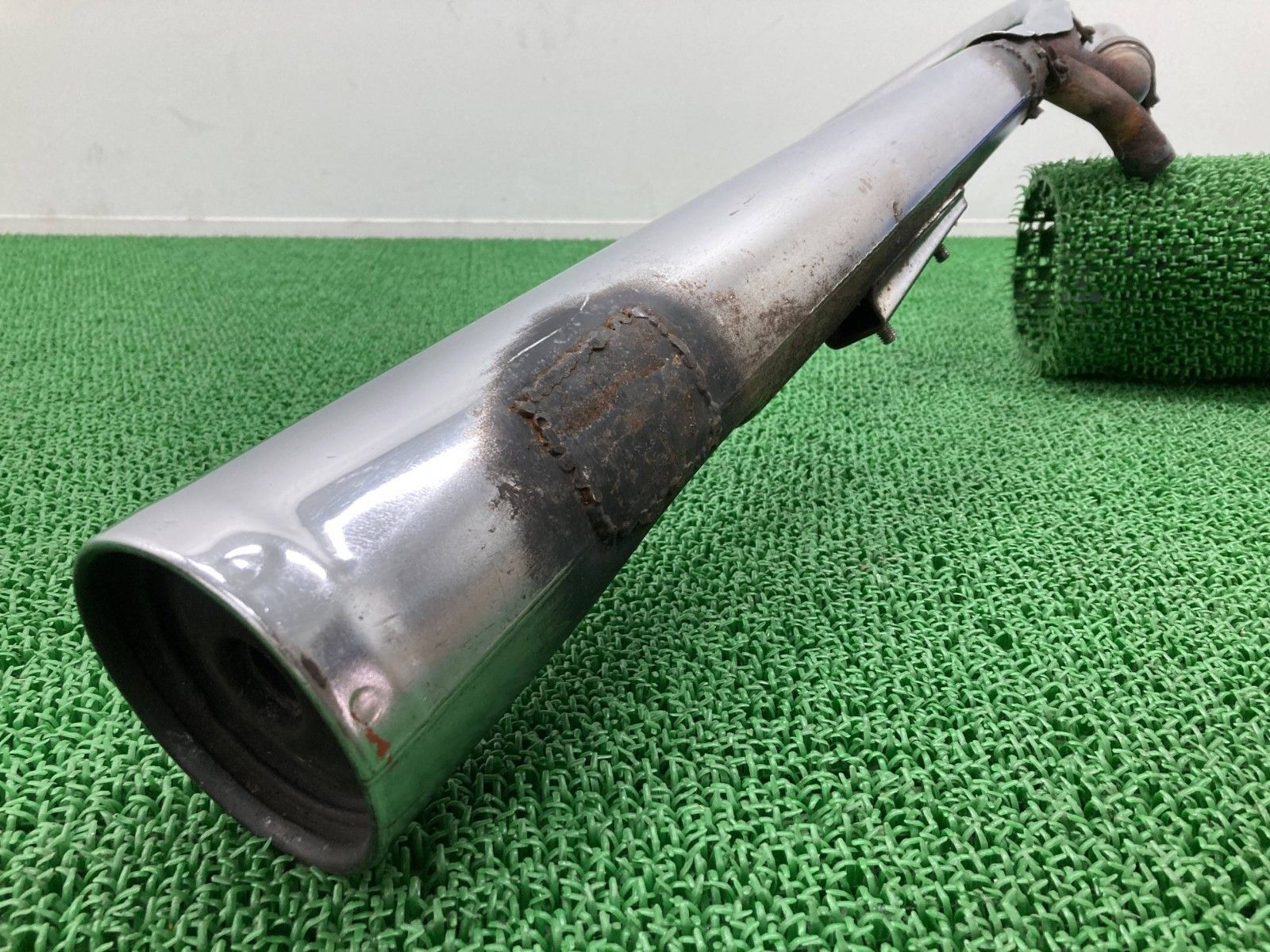 Z400FX マフラー 右 K032 カワサキ 純正 バイク 部品 KZ400E Z550FX 当時物 修復素材やカスタム素材に 品薄 車検 Genuine tZ