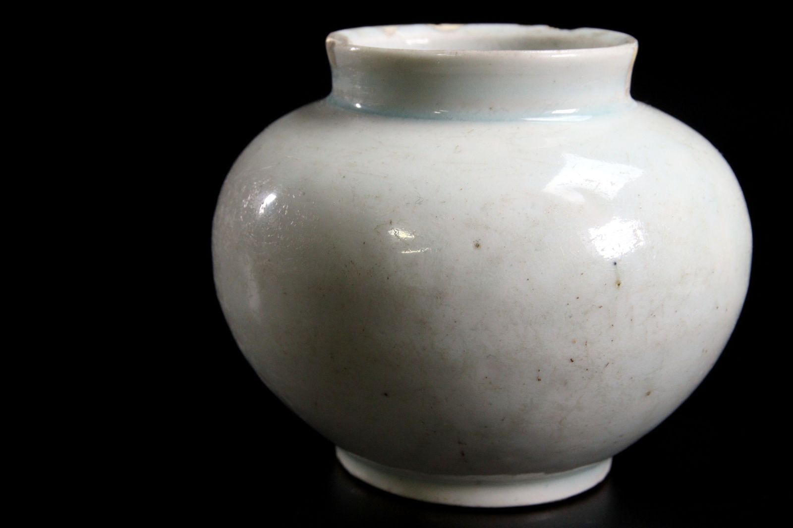 李朝・高麗コレクター放出品】 朝鮮美術 李朝 白磁 特大 壷 大壺 満月