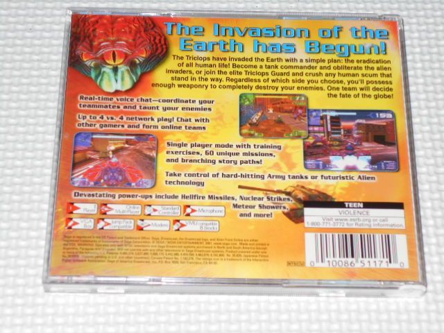 DC★ALIEN FRONT ONLINE 海外版 北米版 ドリームキャスト DC☆ALIEN FRONT ONLINE 海外版 北米版 ドリームキャスト☆箱付