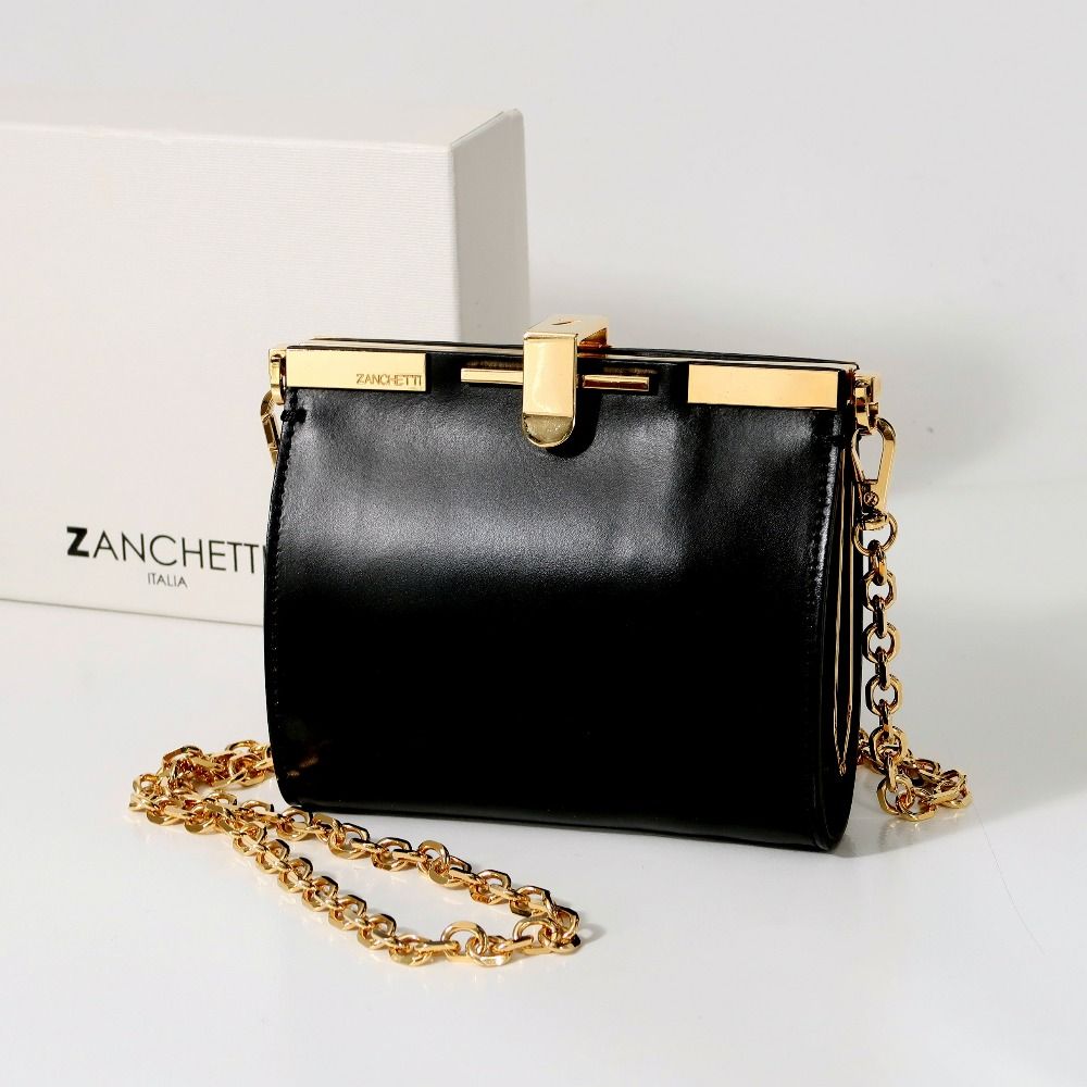 ザンチェッティ　ショルダーバッグ/クラッチバッグ □美品□ZANCHETTI ザンケッティ ショルダーバッグ クラッチ