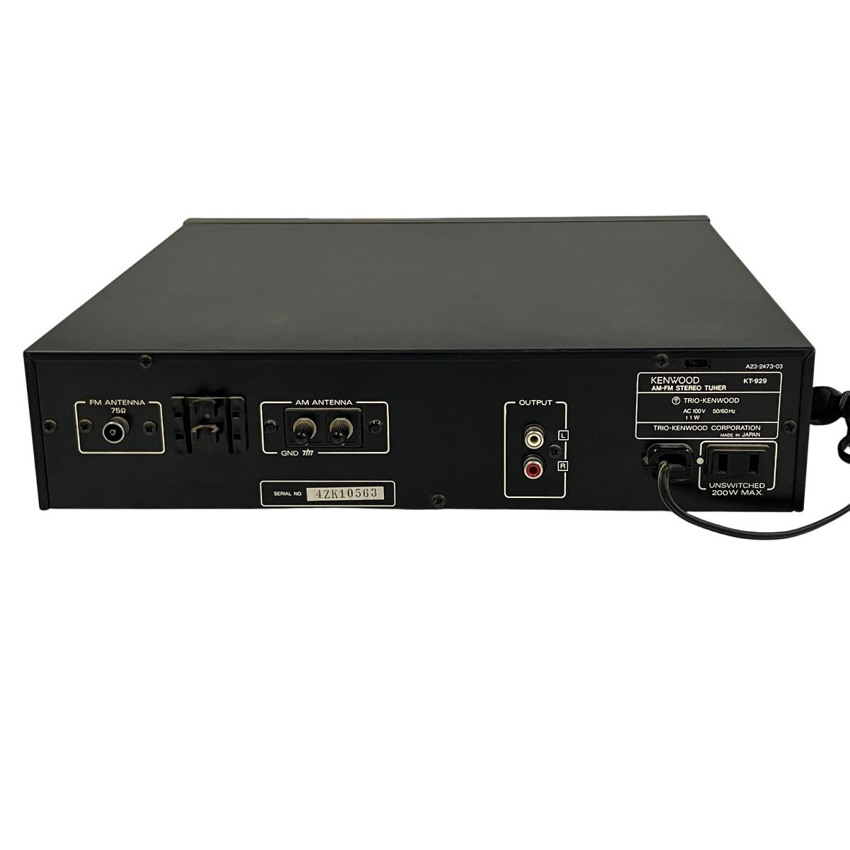 KENWOOD ステレオチューナー