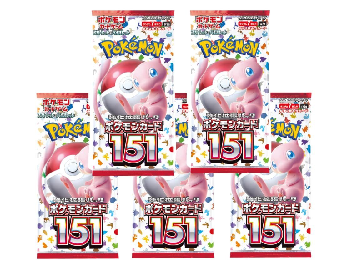 【 151 5パックセット】 スカーレットu0026バイオレット 強化拡張パック 151 ポケカ