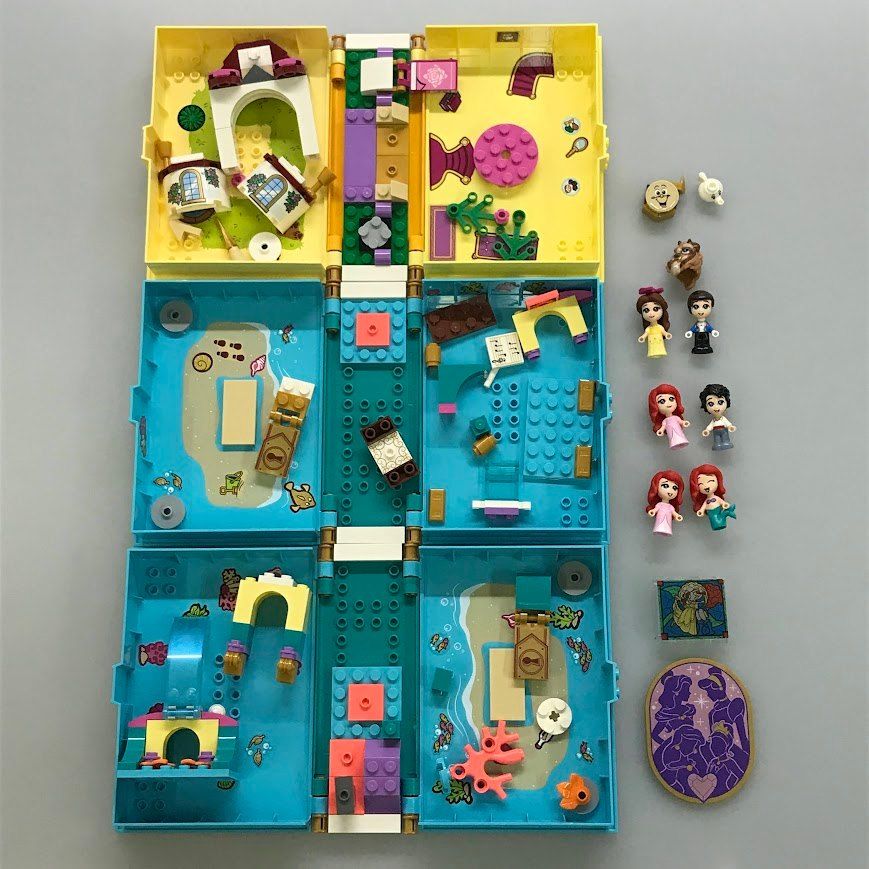 画 正規品 中古 LEGO レゴ ディズニー 43176 43177 プリンセス