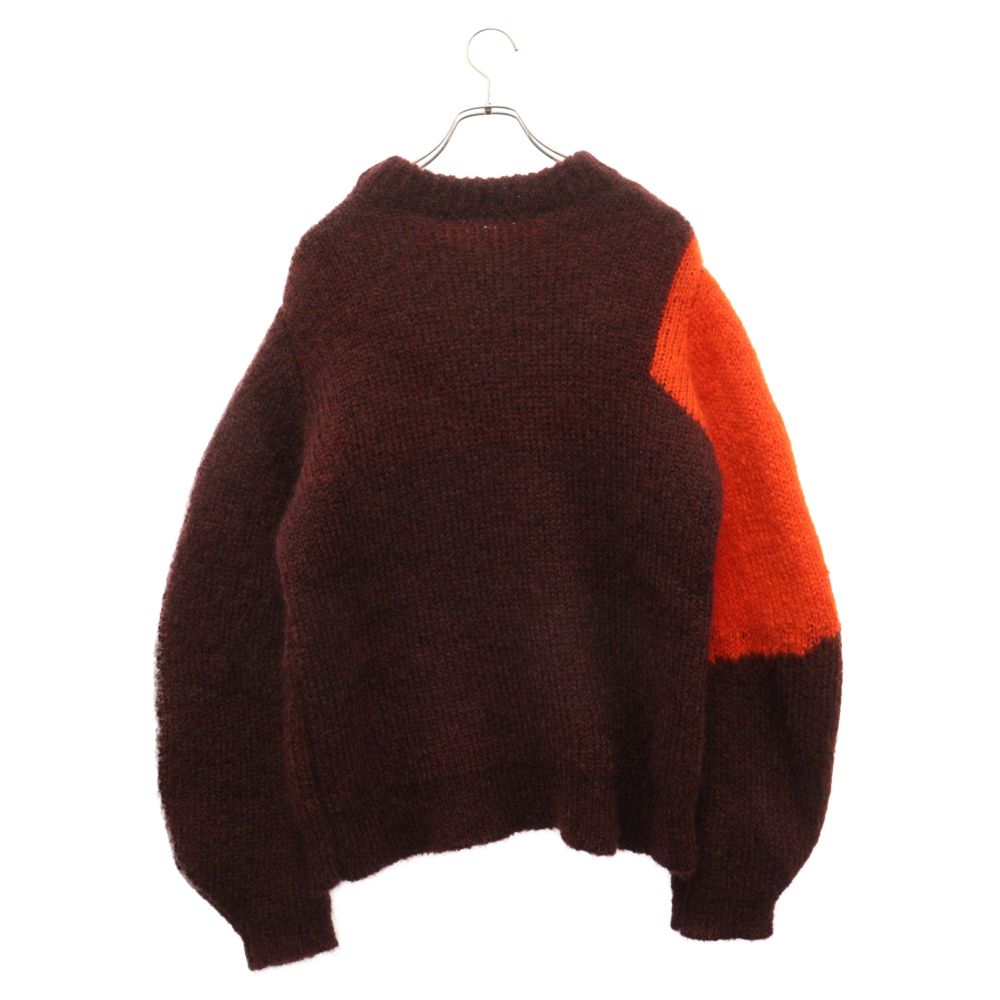 JIL SANDER (ジルサンダー) 21AW モヘア混 バイカラー クルーネック