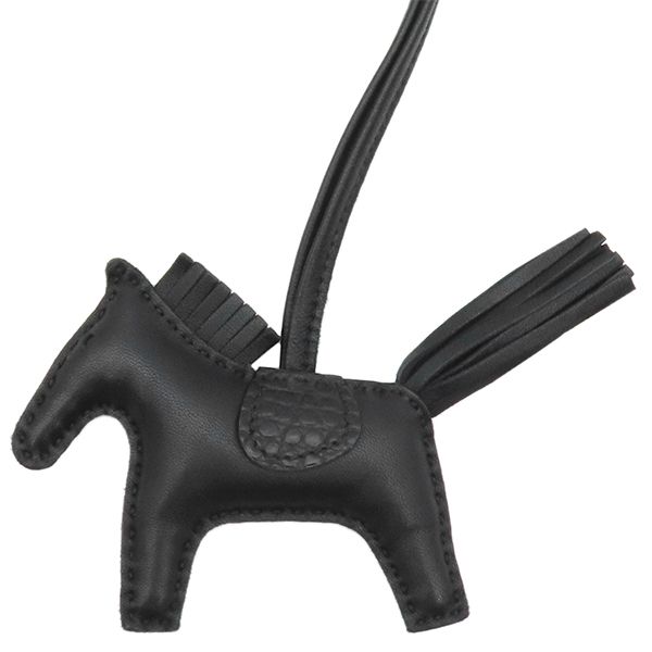 【新品未使用】HERMES エルメス　タッチ　チャーム アリゲーター PM 新品未使用】エルメス ロデオタッチ PMチャーム アリゲーター
