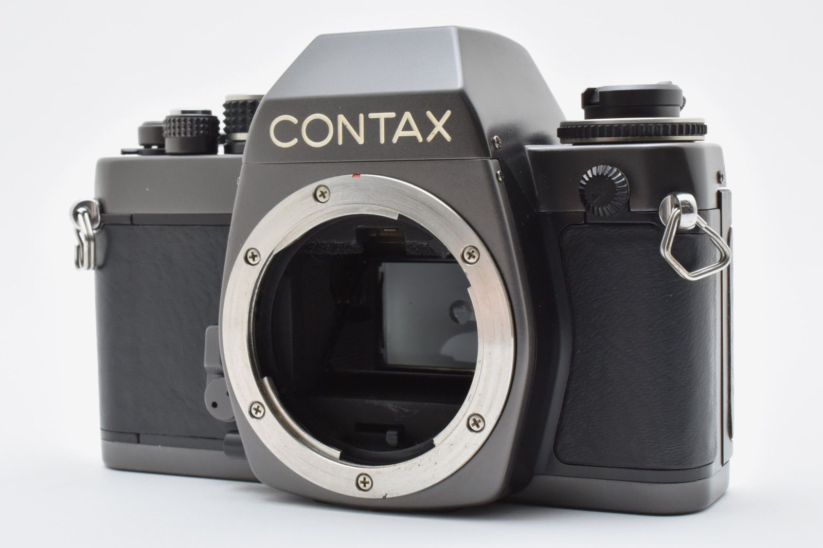 ◆ 完動 コンタックス Contax S2b チタン Titan ブラック 一眼レフ 35mm フィルムカメラ ボディ ボデー 動作 済 2510 ◆